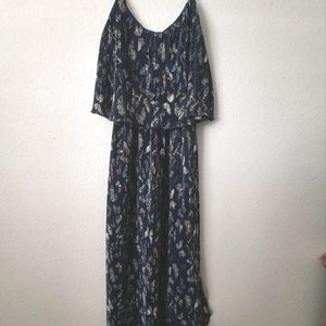 Butterfly print spring dress